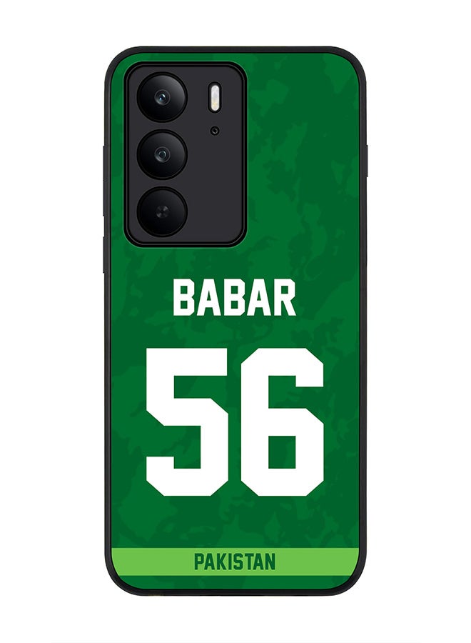 For Realme C75x / C75 4G Case,Slim fit Camera Protection, Shockproof Thin Phone cover  - Pakistan Babar Azam, Jersey No 56